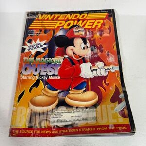 Nintendo Power Magazine Volume 44 Jan 1993 Mickey Mouse Magical Quest Ren Stimpy